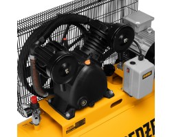 Компрессор воздушный рем. привод BCV 5500-T/200, 5,5 кВт, 200 литров, 850 л/мин Denzel-foto9