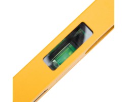 Уровень алюминиевый, магнит., фрезерованный, 3 глазка (1 зеркал.) 0,5 мм/м, 400 мм Denzel-foto8