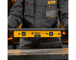 Уровень алюминиевый, магнит., фрезерованный, 3 глазка (1 зеркал.) 0,5 мм/м, 400 мм Denzel-foto16