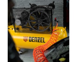 Компрессор воздушный рем. привод BCV 5500-T/270, 5,5 кВт, 270 литров, 850 л/мин Denzel-foto27