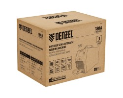 Аппарат инвертор. полуавтомат. cварки IMIG-185SDR, 180 А, ПВ 60%, катушка 5 кг Denzel-foto5