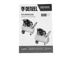 Компрессор воздушный рем. привод BCI 2200/100, 2,2 кВт, 100 литров, 420 л/мин Denzel-foto49