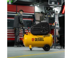 Компрессор воздушный рем. привод BCI 2200/100, 2,2 кВт, 100 литров, 420 л/мин Denzel-foto56