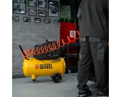 Компрессор воздушный рем. привод BCI 2200/100, 2,2 кВт, 100 литров, 420 л/мин Denzel-foto54