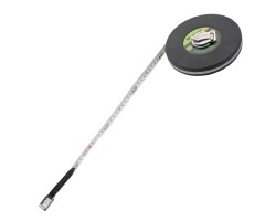 Рулетка геодезическая 30 м х 13 мм, закрытый корпус, фибергласовая лента Сибртех