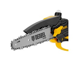 Цепная мини-пила аккумуляторная бесщет., CCS-150, шина 150 мм, Li-Ion, 20 В Denzel-foto18