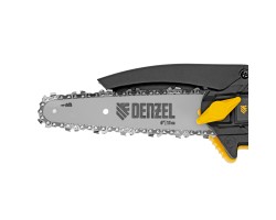 Цепная мини-пила аккумуляторная бесщет., CCS-150, шина 150 мм, Li-Ion, 20 В Denzel-foto20