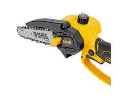 Цепная мини-пила аккумуляторная бесщет., CCS-150, шина 150 мм, Li-Ion, 20 В Denzel-foto19