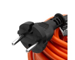 Удлинитель-шнур силовой 10 м, 6А, тип УХз6, ПВС, 1 розетка без заземления Сибртех-foto2