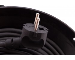 Удлинитель силовой 50 м, 16А, тип УХ10, ПВС, на кабельной катушке, 4 розетки без заземления Сибртех-foto12