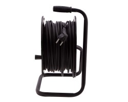 Удлинитель силовой 50 м, 16А, тип УХ10, ПВС, на кабельной катушке, 4 розетки без заземления Сибртех-foto2