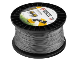 Леска для триммера двухкомпонентная квадрат, 2,4мм х 175м, на DIN катушке EXTRA CORD Denzel-foto2