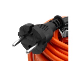 Удлинитель-шнур силовой 20 м, 6А, тип УХз6, ПВС, 1 розетка без заземления Сибртех-foto2