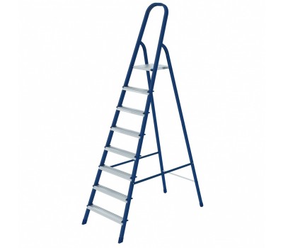 Стремянка, 8 ступеней, стальная, Россия, Сибртех