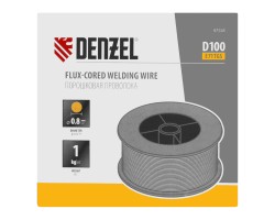 Порошковая проволока Е71TGS, диам. 0,8 мм, 1 кг, диам. катушки D100 Denzel-foto6