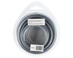 Леска для триммера армированная алюминием квадратная, 2,0мм х 15м, блистер ALUFLEX Denzel-foto3