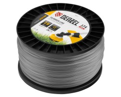 Леска для триммера двухкомпонентная звезда, 2,0мм х 374м, на DIN катушке EXTRA CORD Denzel-foto2