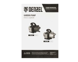 Садовый поверхностный насос GPL600, 600 Вт, 3000 л/ч, подъем 35 м, пластик Denzel-foto16