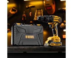 Дрель-шуруповерт аккумуляторная ударная бесщет. CIDH-BL-20, Li-Ion, 20 В// Denzel-foto24
