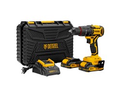Дрель-шуруповерт аккумуляторная ударная бесщет. CIDH-BL-20, Li-Ion, 20 В// Denzel