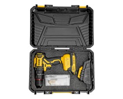 Дрель-шуруповерт аккумуляторная ударная бесщет. CIDH-BL-20, Li-Ion, 20 В// Denzel-foto3