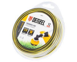 Леска для триммера двухкомпонентная квадратная, 3,0мм х 12м, блистер SkyCutter Denzel