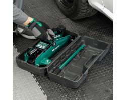 Домкрат гидравлический подкатной, 2 т, 135-320 мм, в пласт. кейсе Сибртех-foto17