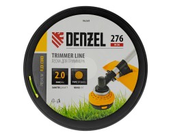 Леска для триммера круглая, 2,0мм х 276м, на DIN катушке FLEX CORD, Denzel-foto3