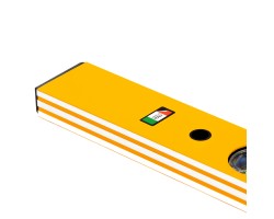 Уровень алюминиевый, 800 мм, фрезерованный, 3 глазка Denzel-foto5