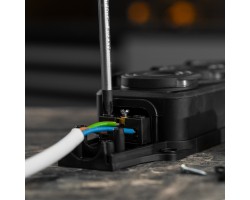 Шнур сетевой Energy Series, ПВС, 1,5 м, 3 x 1,5 мм, с неразборной вилкой, белый, Denzel-foto9