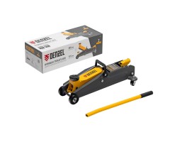 Домкрат гидравлический подкатной, 2 т, 135-385 мм Denzel