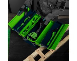 Ящик для инструмента, 430 х 200 х 200 мм, пять секций, металлический Сибртех 90751-foto7