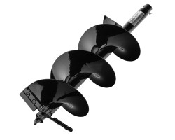 Шнек для грунта ER-200, диаметр 200 мм, длина 800 мм,соединение 20 мм, съемный нож Denzel 