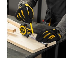 Рулетка 5м х 19мм, автоматич. фиксац., нейлон. покрытие, магнит. зацеп, двухстор. разметка Denzel-foto8