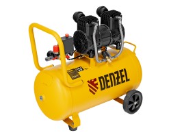 Компрессор безмасл. малошумный DLP-1500/50, 1,5 кВт,50 л, 2850 об/мин, 250 л/мин Denzel-foto3