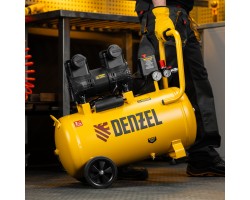 Компрессор безмасл. малошумный DLP-1500/50, 1,5 кВт,50 л, 2850 об/мин, 250 л/мин Denzel-foto20