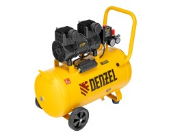 Компрессор безмасл. малошумный DLP-1500/50, 1,5 кВт,50 л, 2850 об/мин, 250 л/мин Denzel