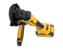 Машина шлифовальная угловая аккумуляторная бесщет. AGH-BL-20-125, Li-Ion, 20 В// Denzel-foto5