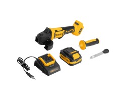 Машина шлифовальная угловая аккумуляторная бесщет. AGH-BL-20-125, Li-Ion, 20 В// Denzel-foto37