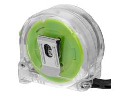 Рулетка Кварц,прозрачный корпус,амортизатор,5 м х 19 мм Сибртех-foto2