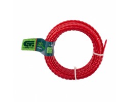 Леска для триммера овальная витая, 3.0 мм х 10 м, Сибртех