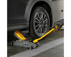 Домкрат гидравлический подкатной с фиксатором, 2,5 т, 85-385 мм Denzel-foto19