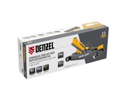 Домкрат гидравлический подкатной с фиксатором, 2,5 т, 85-385 мм Denzel-foto16