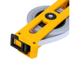 Рулетка геодезическая 20 м х 13 мм, открытый корпус, металлическая лента Denzel-foto8