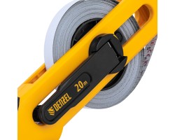 Рулетка геодезическая 20 м х 13 мм, открытый корпус, металлическая лента Denzel-foto9