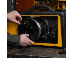 Порошковая проволока Е71TGS, диам. 0,8 мм, 5 кг, диам. катушки D200 Denzel-foto8