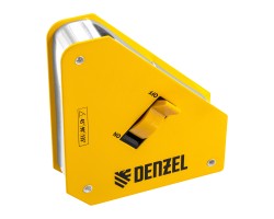 Фиксатор магнитный отключаемый для сварочных работ усилие 55 LB, 45х90 град. Denzel 