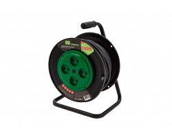 Удлинитель силовой 30 м, 16А, тип УХ10, ПВС, усиленный, на кабельной катушке, 4 розетки без заземления Сибртех-foto7