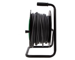 Удлинитель силовой 30 м, 16А, тип УХ10, ПВС, усиленный, на кабельной катушке, 4 розетки без заземления Сибртех-foto2