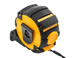 Рулетка 10м х 32мм, автоматич. фиксац., нейлон. покрытие, магнит. зацеп, двухстор. разметка Denzel-foto2